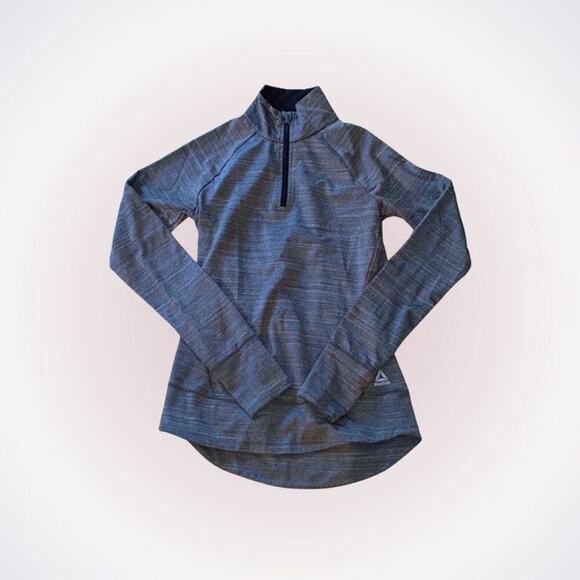 Reebok heathered gray quarter zip | Sz XS - Picture 1 of 7